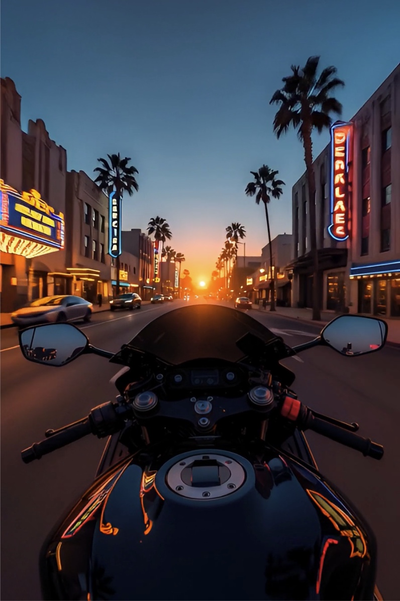 Riding Sunset